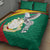 Guinea-Conakry Quilt Bed Set Coat Of Arms With Pigeon