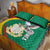 Guinea-Conakry Quilt Bed Set Coat Of Arms With Pigeon