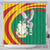 Guinea-Conakry Shower Curtain Coat Of Arms With Pigeon