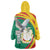 Guinea-Conakry Wearable Blanket Hoodie Coat Of Arms With Pigeon