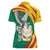 Guinea-Conakry Women Polo Shirt Coat Of Arms With Pigeon