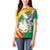 Guinea-Conakry Women Polo Shirt Coat Of Arms With Pigeon