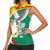 Guinea-Conakry Women Sleeveless Polo Shirt Coat Of Arms With Pigeon