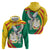 Guinea-Conakry Zip Hoodie Coat Of Arms With Pigeon