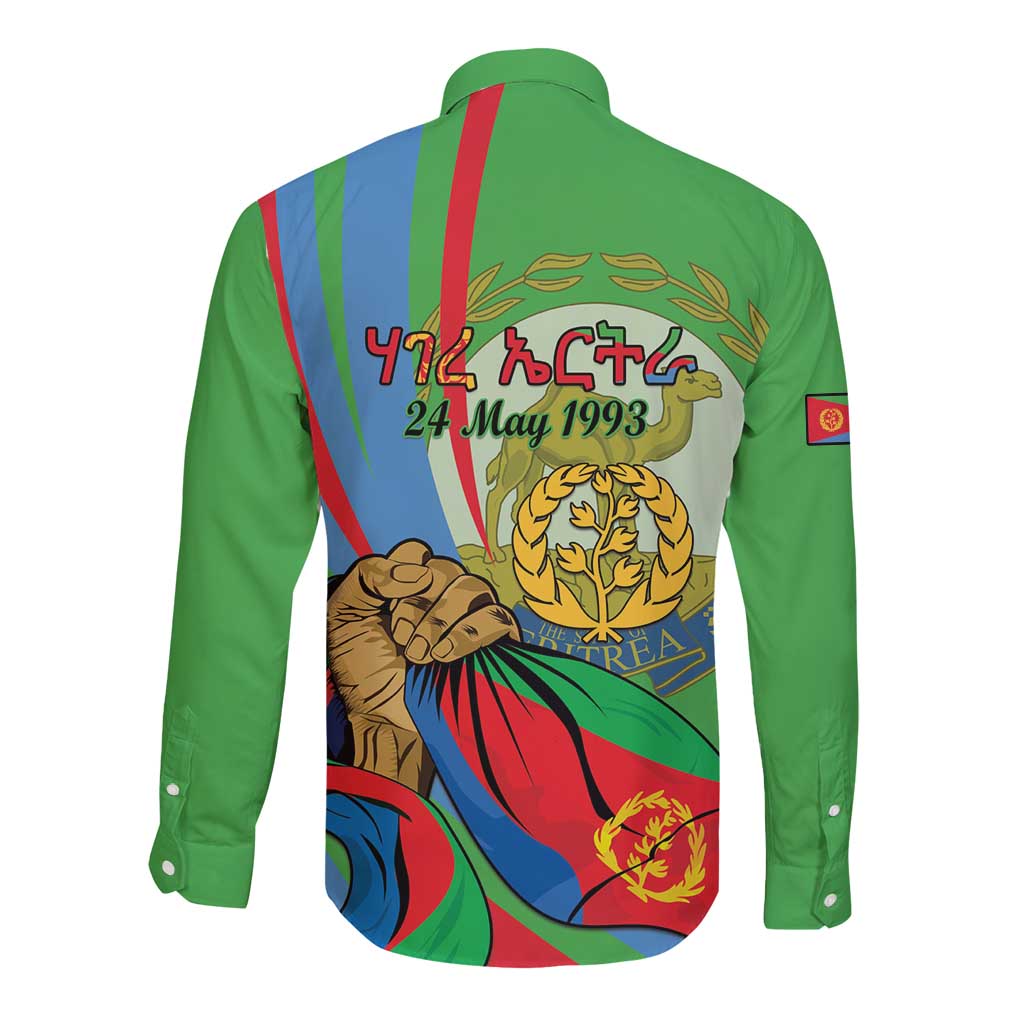 Eritrea Independence Day Long Sleeve Button Shirt 24th May