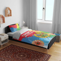 Personalised Eritrea Independence Day Bedding Set Grunge Style