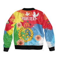 Personalised Eritrea Independence Day Bomber Jacket Grunge Style