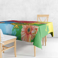 Personalised Eritrea Independence Day Tablecloth Grunge Style