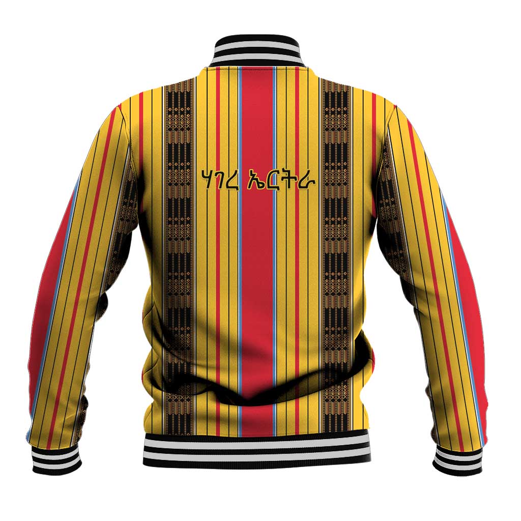 Eritrea Traditional Saho Baseball Jacket Mix Tilet Pattern