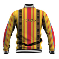 Eritrea Traditional Saho Baseball Jacket Mix Tilet Pattern