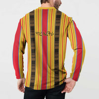 Eritrea Traditional Saho Button Sweatshirt Mix Tilet Pattern