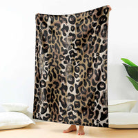African Leopard Skin Pattern Blanket