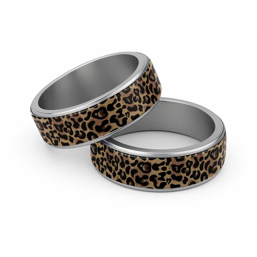African Leopard Skin Pattern Classic Ring - Wonder Print Shop