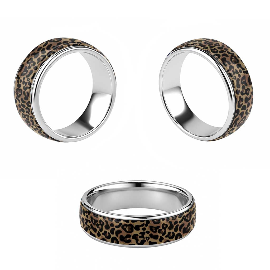 African Leopard Skin Pattern Classic Ring - Wonder Print Shop