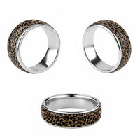 African Leopard Skin Pattern Classic Ring - Wonder Print Shop