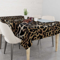 African Leopard Skin Pattern Tablecloth