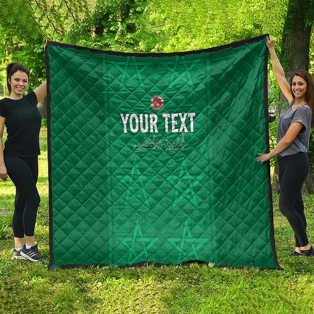 Custom Morocco Football Quilt Sir Sir Sir