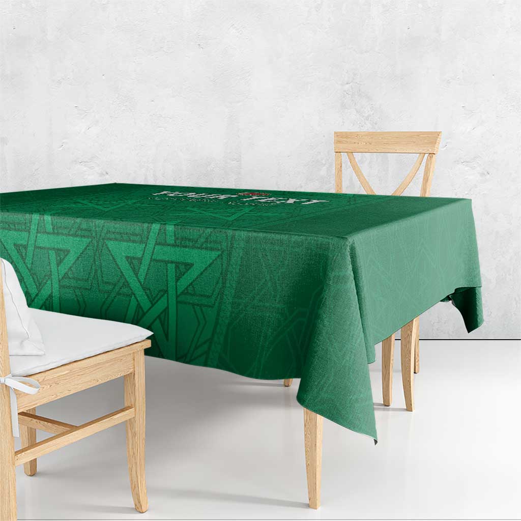 Custom Morocco Football Tablecloth Sir Sir Sir