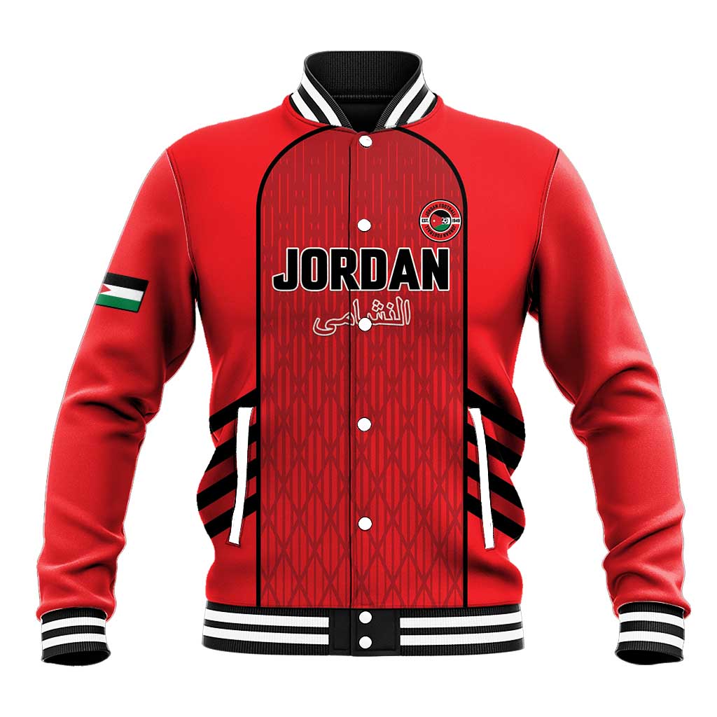 Custom Jordan Football 2026 Baseball Jacket Desert Falcons Rising - Red