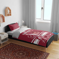 Custom Latvia Hockey Bedding Set Latvija Latvija