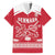 Custom Denmark Hockey Family Matching Long Sleeve Bodycon Dress and Hawaiian Shirt Come On Danish Lions