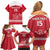 Custom Denmark Hockey Family Matching Off Shoulder Short Dress and Hawaiian Shirt Come On Danish Lions