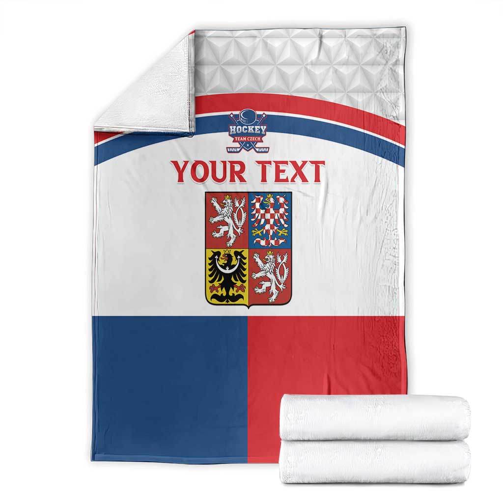 Custom Czech Hockey Blanket Go Cesko