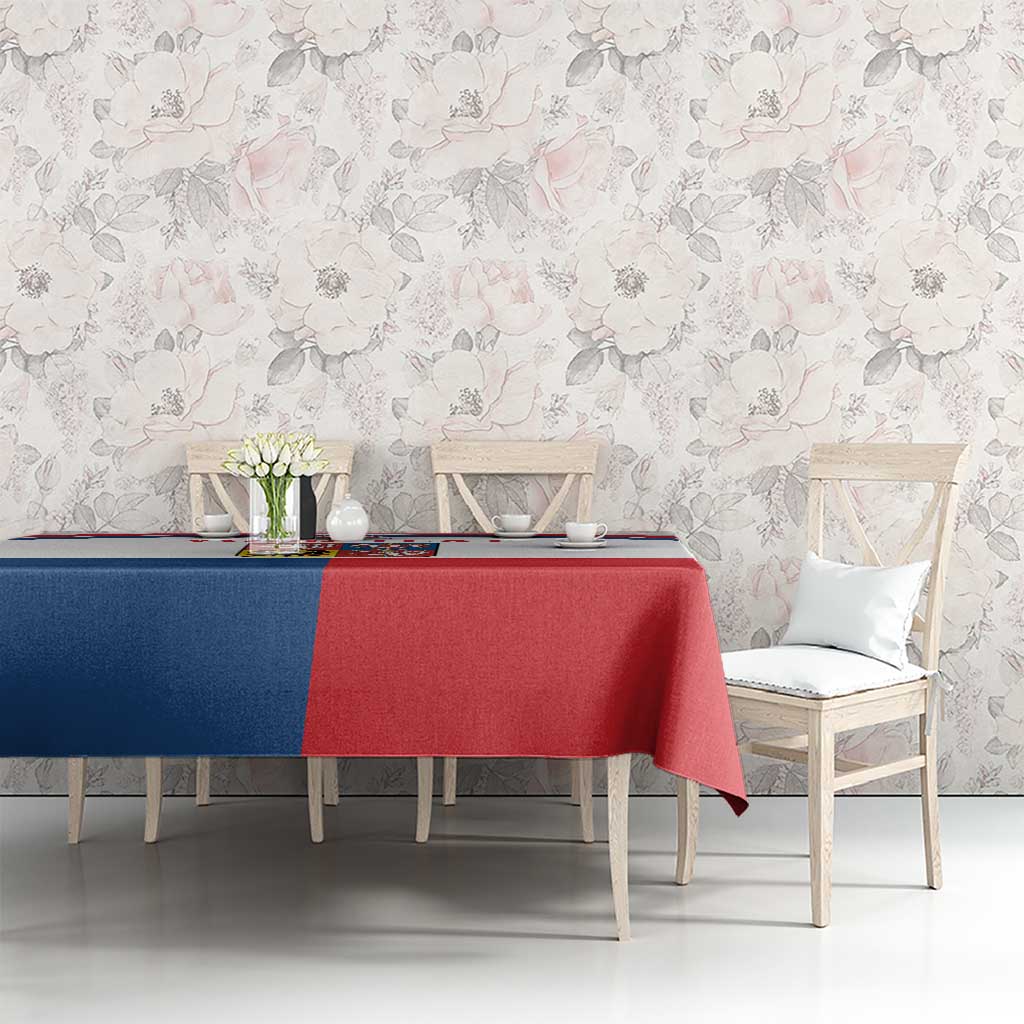 Custom Czech Hockey Tablecloth Go Cesko