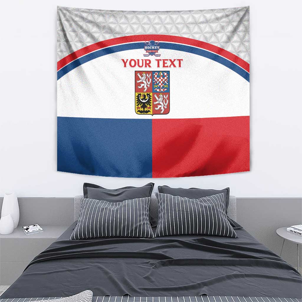 Custom Czech Hockey Tapestry Go Cesko