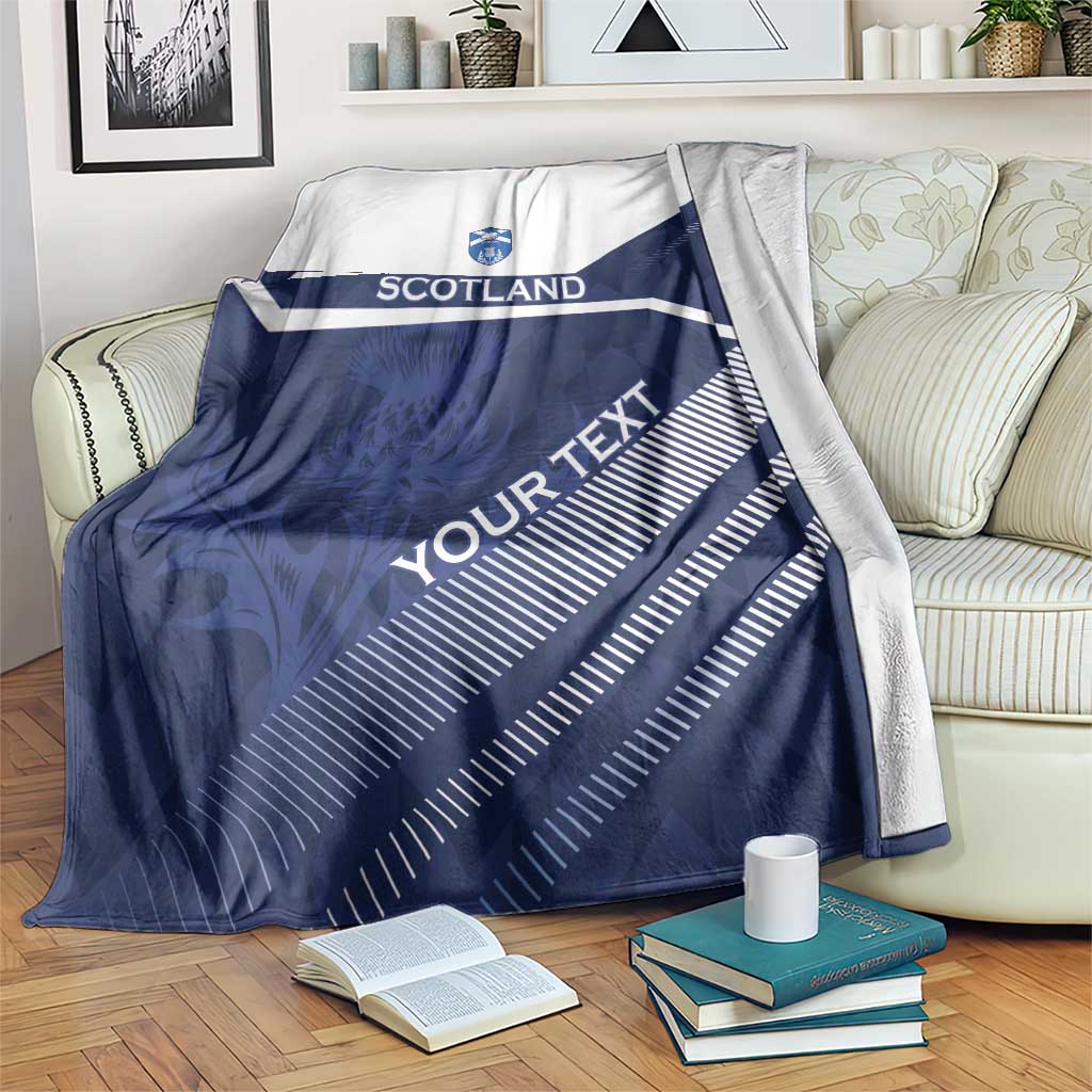Scotland Rugby Custom Blanket Come On Thistle - Wonder Print Shop