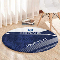 Scotland Rugby Custom Round Carpet Come On Thistle - Wonder Print Shop