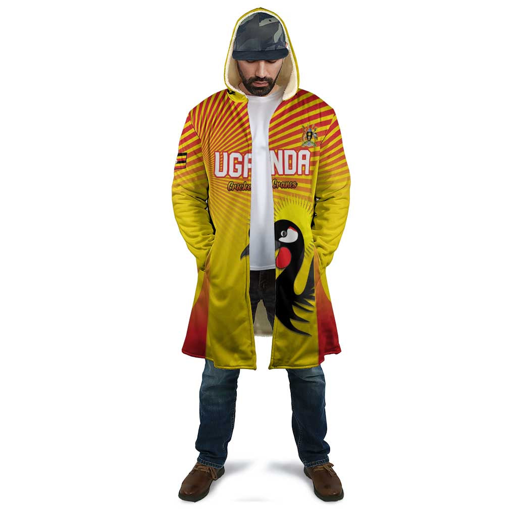 Custom Uganda Cricket Cloak Go Cricket Cranes Go - Wonder Print Shop