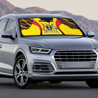 Uganda Cricket Auto Sun Shade Go Cricket Cranes - Wonder Print Shop