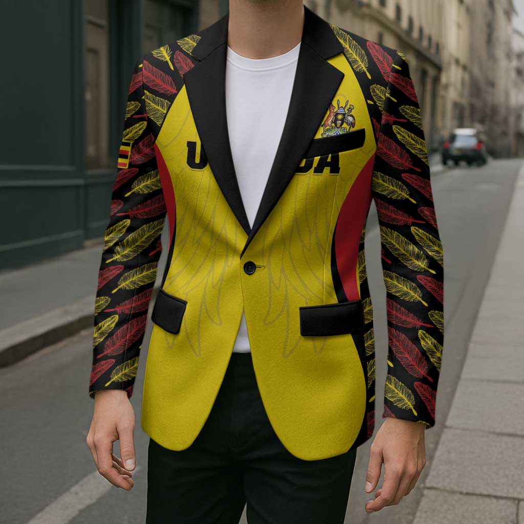 Custom Uganda Cricket Blazer Go Cricket Cranes - Wonder Print Shop