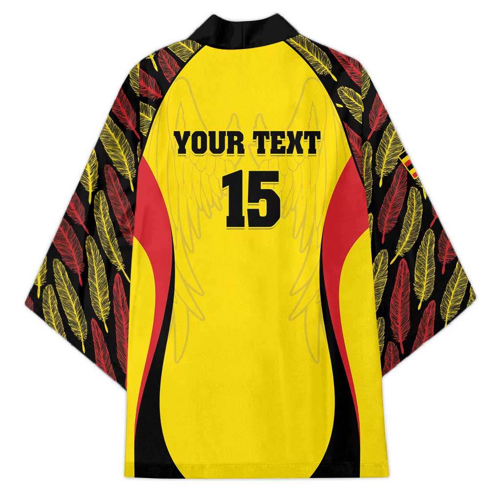 Custom Uganda Cricket Kimono Go Cricket Cranes - Wonder Print Shop