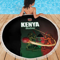 Kenya Cricket Beach Blanket Go Simbas Go - Wonder Print Shop