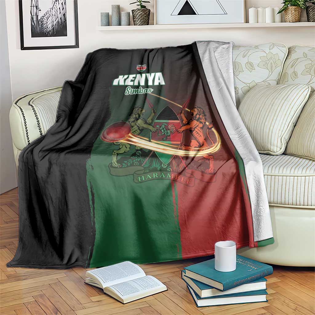 Kenya Cricket Blanket Go Simbas Go - Wonder Print Shop