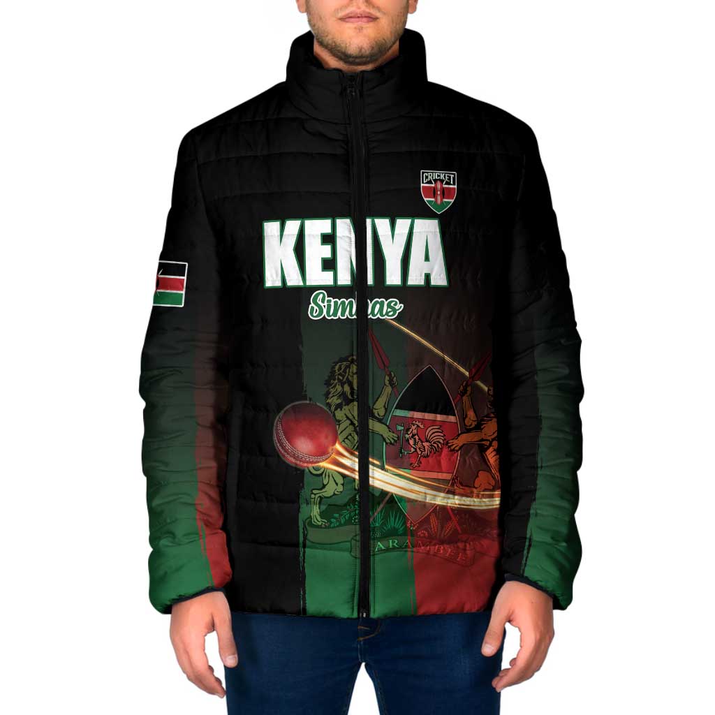 Kenya Cricket Padded Jacket Go Simbas Go - Wonder Print Shop