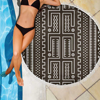 Mali Mud Cloth Beach Blanket Bogolanfini Pattern - Wonder Print Shop