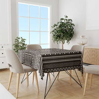 Mali Mud Cloth Tablecloth Bogolanfini Pattern - Wonder Print Shop