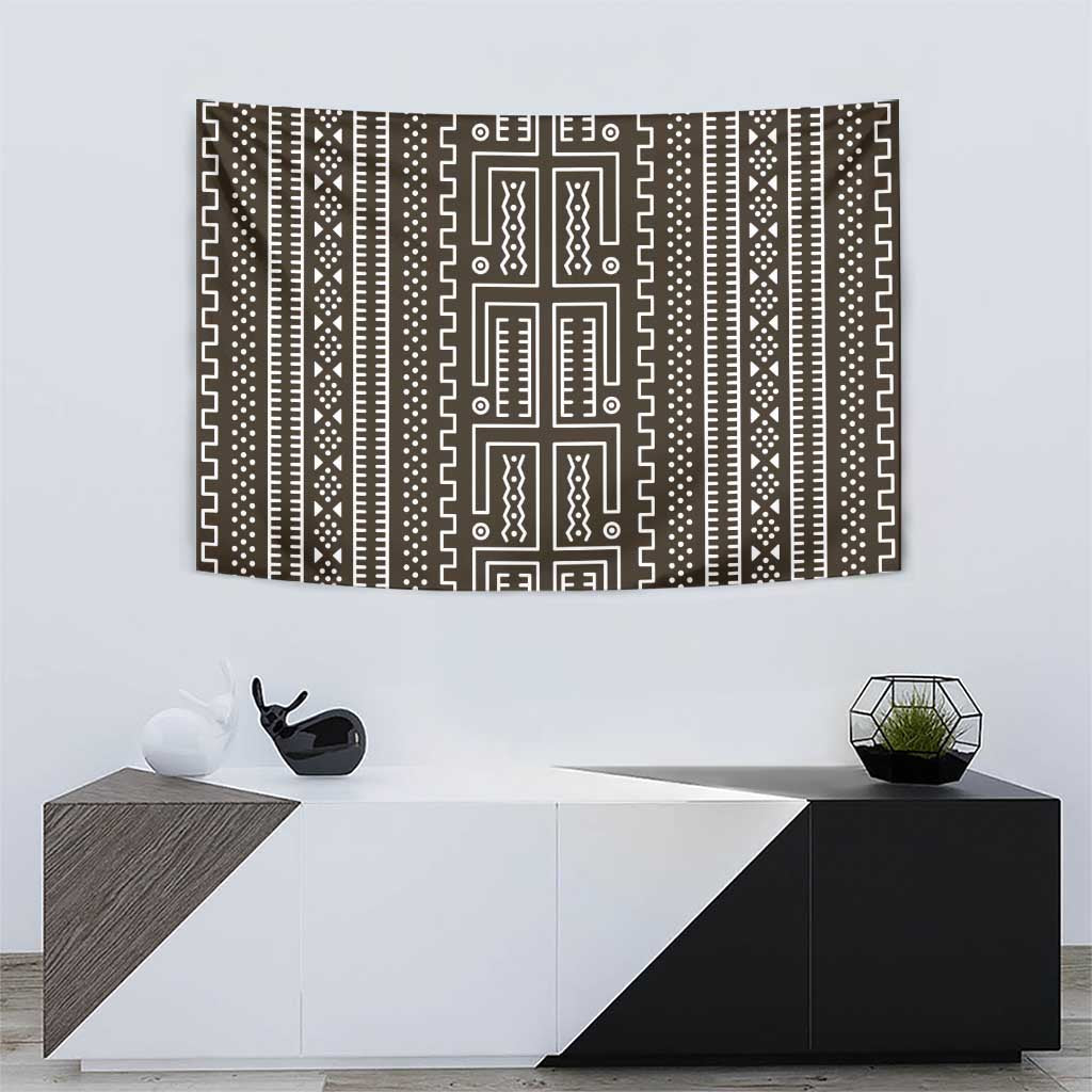 Mali Mud Cloth Tapestry Bogolanfini Pattern - Wonder Print Shop