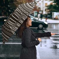 Mali Mud Cloth Umbrella Bogolanfini Pattern - Wonder Print Shop