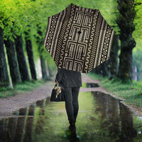 Mali Mud Cloth Umbrella Bogolanfini Pattern - Wonder Print Shop