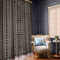Mali Mud Cloth Window Curtain Bogolanfini Pattern - Wonder Print Shop
