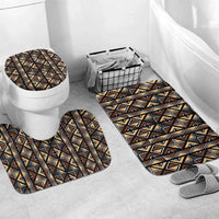 Mali Mud Cloth Legacy Pattern Bathroom Set Ethnic Geometry Style - Wonder Print Shop