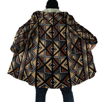Mali Mud Cloth Legacy Pattern Cloak Ethnic Geometry Style - Wonder Print Shop