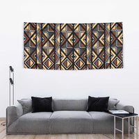 Mali Mud Cloth Legacy Pattern Tapestry Ethnic Geometry Style - Wonder Print Shop