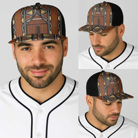 Mali Mud Cloth African Village Baseball Net Cap Ethnic Geometry Style - Wonder Print Shop