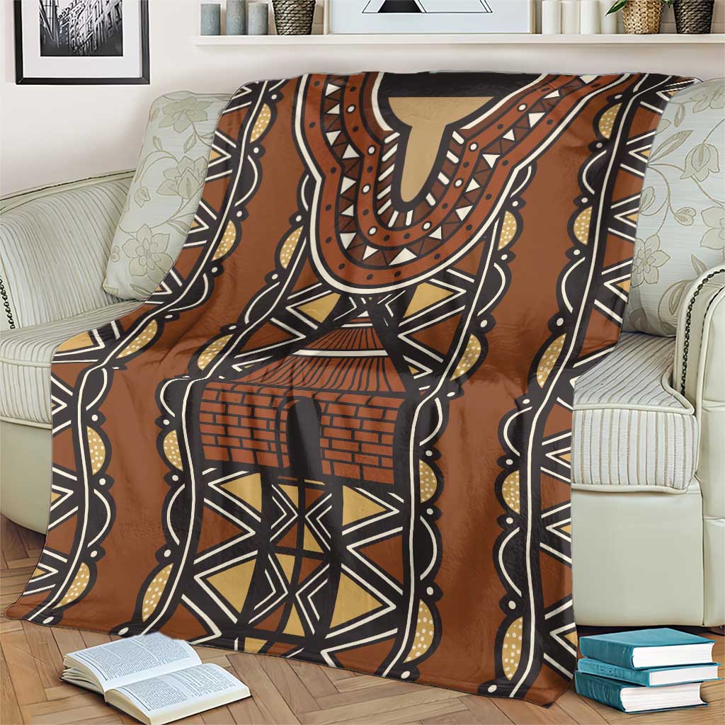 Mali Mud Cloth African Village Blanket Ethnic Geometry Style - Wonder Print Shop