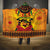 Kwanzaa Holiday Hooded Blanket African Pattern